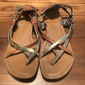 Multi strapped sandals